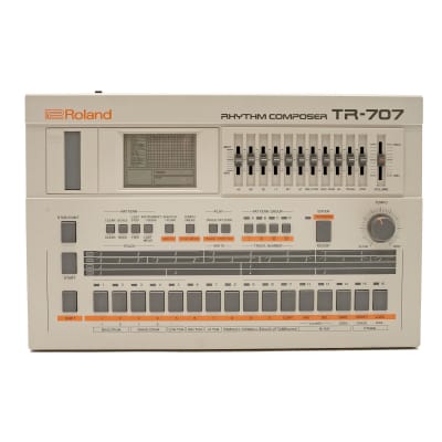 Roland - TR-707 Rhythm Composer - Drum Machine w/ Box & Manual - x6700 - Vintage