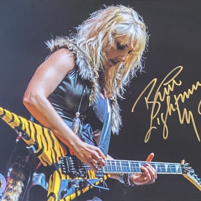 Signed Stage Played Guitar — Britt Lightning