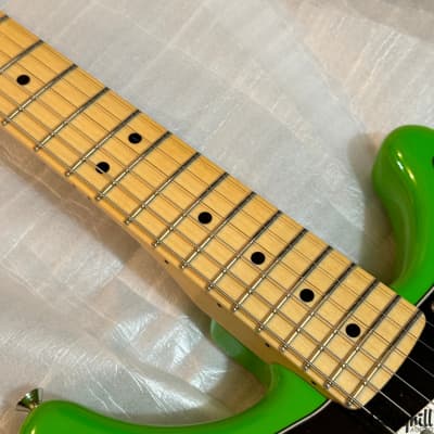 Fender Player Lead II Maple Fingerboard Neon Green MIM Electric Guitar image 8