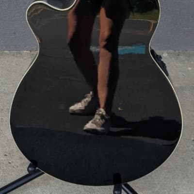 Stagg SA40MJCFI/12-BK Electric acoustic mini Jumbo 12 string Guitar - Return image 8