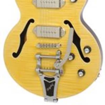 Epiphone Wildkat Electric Guitar with Bigsby Tremolo Antique Natural image 1