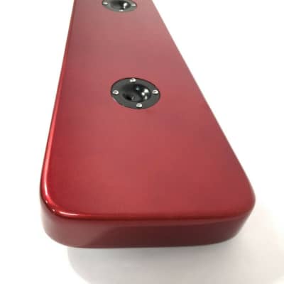 Haze HSLT1930MRD Ruby Red Lapsteel + Glass Tone Bar image 10