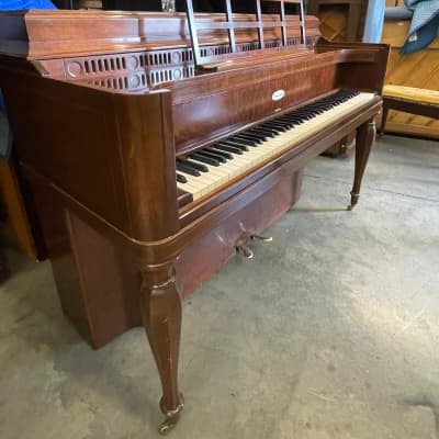 Upright piano Steinway console type image 2
