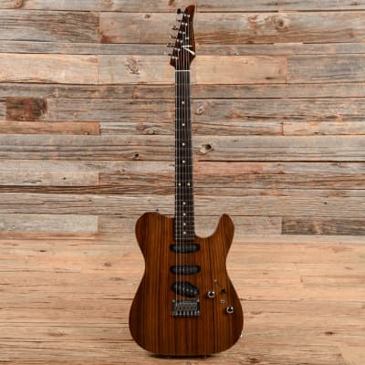 Tom Anderson Hollow T Drop Top Natural with Brown Back 2003 image 4