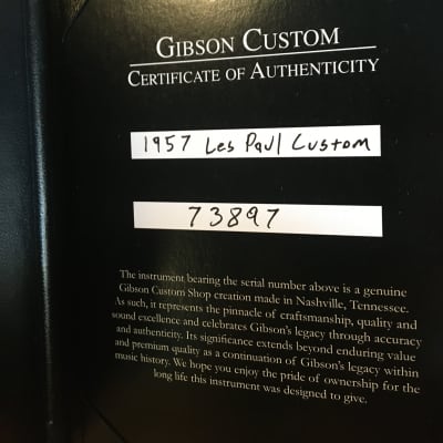 Gibson Custom Shop Historic 3-Pickup '57 Les Paul Custom Black Beauty Reissue 2018 - Present - Ebony VOS image 7