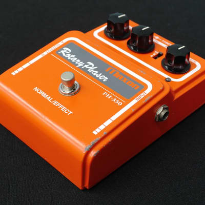 Maxon Rotary Phaser PH-350 80's Orange Electric Guitar Effects Pedal W/ PSU image 12