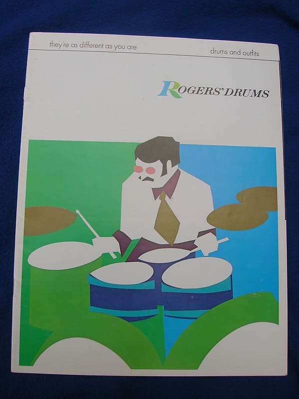 Rogers Drums Vintage 1970 Rogers Drum Catalog 1970 Reverb