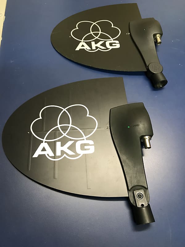 AKG (2) SRA 2B Wireless Microphone Antennas Black Reverb