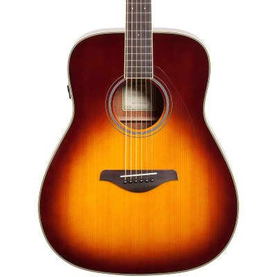 Yamaha FG-TA TransAcoustic Dreadnought Acoustic-Electric Guitar w/ Chorus and Reverb - Brown Sunburst for sale