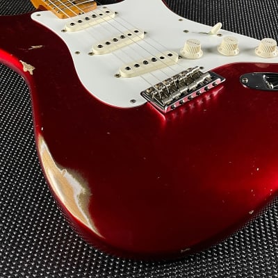 Fender Custom Shop '58 Stratocaster, Relic- Faded Aged Candy Apple Red (7lbs 9oz) image 6
