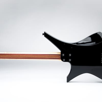 Downes Guitars Model 101H - Black headless 6-string image 2