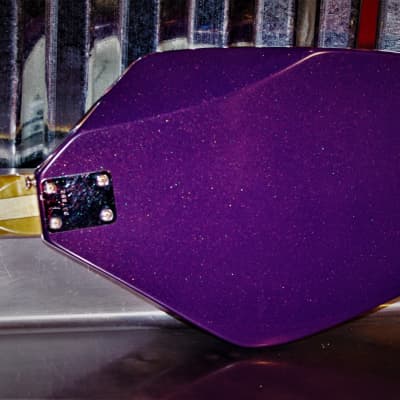 Vox Phantom IV Bass 1966. Iconic VOX design. Totally refurbished. Purple metallic finished. image 23