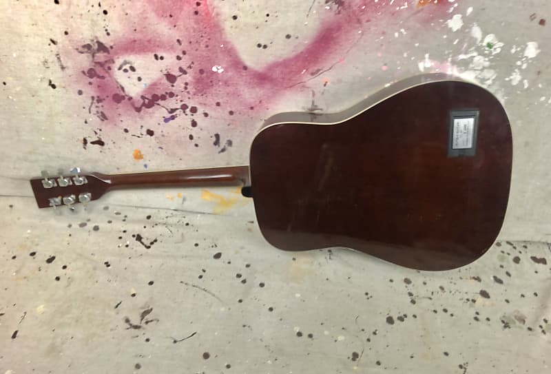 Vintage Elfolk EFG-350 Acoustic Guitar w/Built in Amplifier