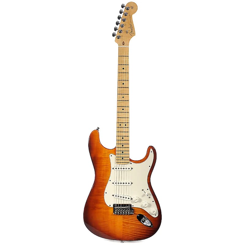 Fender American Select Stratocaster Maple Fingerboard Cherry Burst 2012 image 1