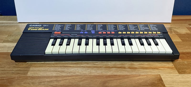 Casio SA-1 ToneBank keyboard Ultra Rare Black Finish