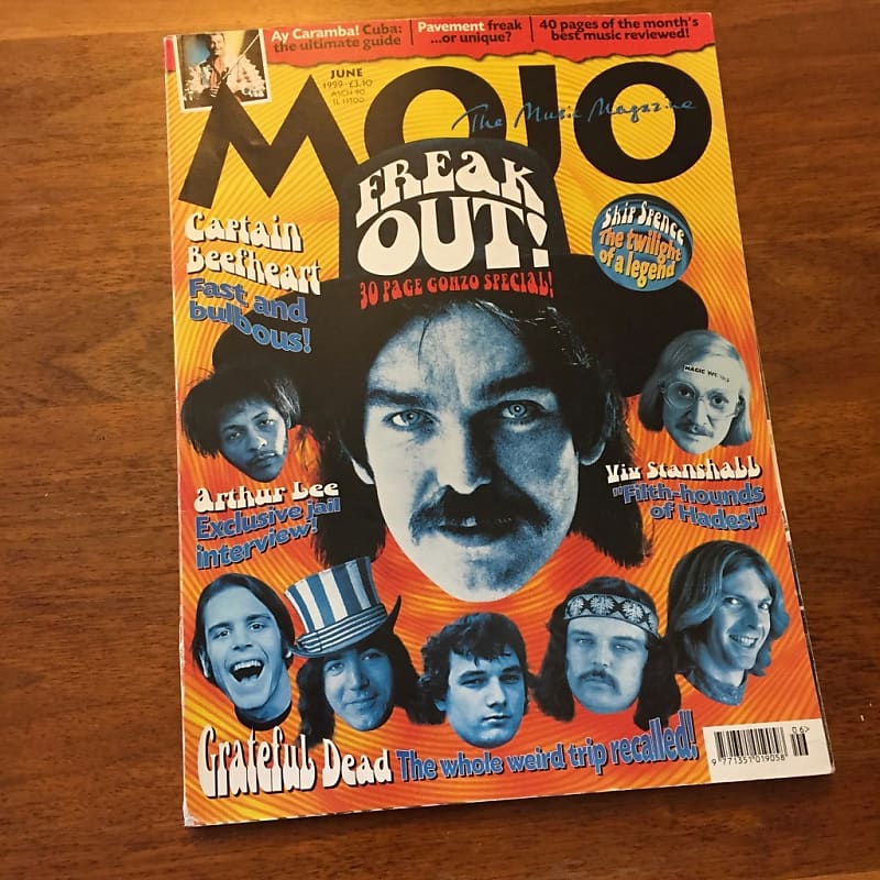 Mojo Magazine Issue 67 - Captain Beefheart, Grateful Dead, Skip Spence, Love - June 1999 image 1