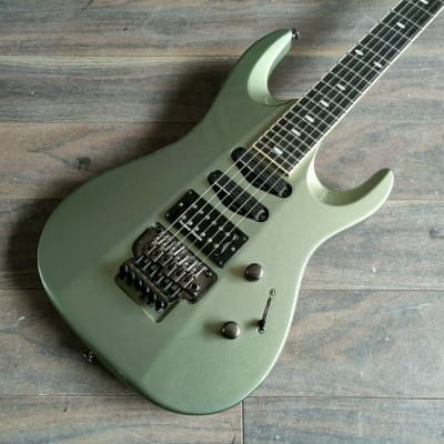 1990 Aria Pro II MA-1000 Magna Superstrat HSH (Green) | Reverb