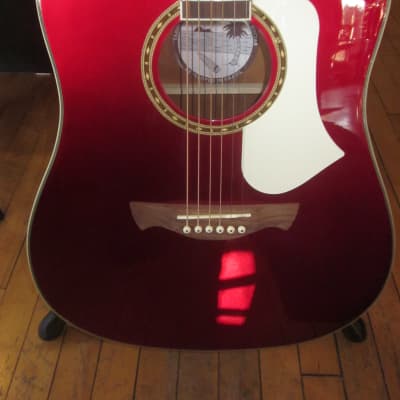 Tagima SWELL EQ-TRD Dreadnought Cutaway Acoustic Guitar - Red Gloss w/ FREE Musedo T-2 Tuner! image 13