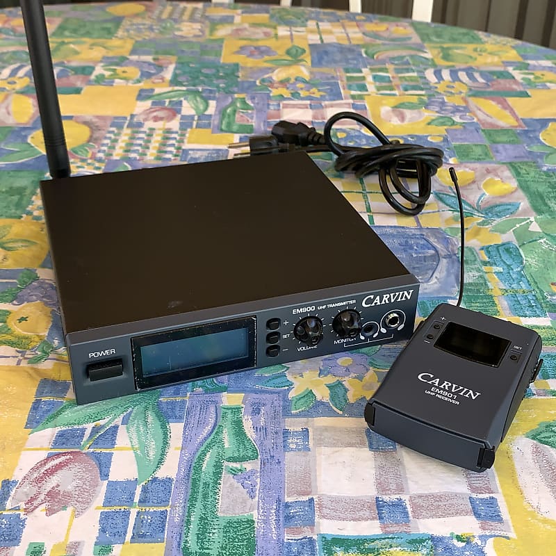 Carvin EM900 IEM Wireless InEar Monitor System Reverb