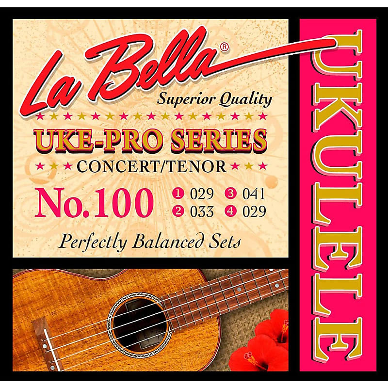 LaBella 100 Uke-Pro Concert/Tenor Ukulele Strings image 1