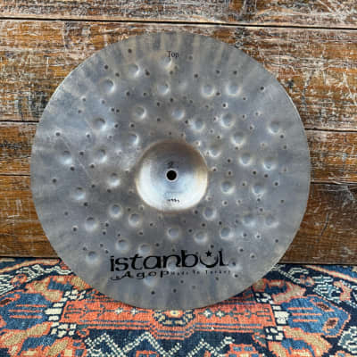 13" Istanbul Agop Xist Dry Dark Hi-Hat Cymbal Pair 498g/910g *Video Demo* image 5