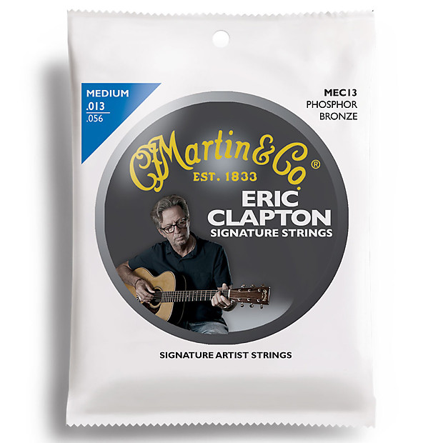 Martin MEC13 Clapton's Choice Phosphor Bronze Medium Acoustic Strings image 1