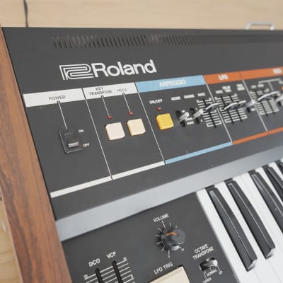 🎁SALE!! ✅ Roland Juno-60 ✅ Perfect working ✅ incl PowerTrans to 100-240V image 2