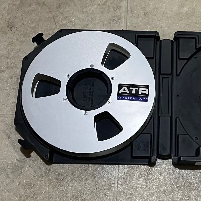 ATR Magnetics Master Tape 1/4″ x 1250' 7 Slotted Plastic Reel Tape Care  Box