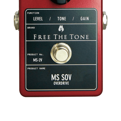 FREE THE TONE MS SOV/MS-2V レア！ Free The Tone MS-2V MS SOV Overdrive | Reverb
