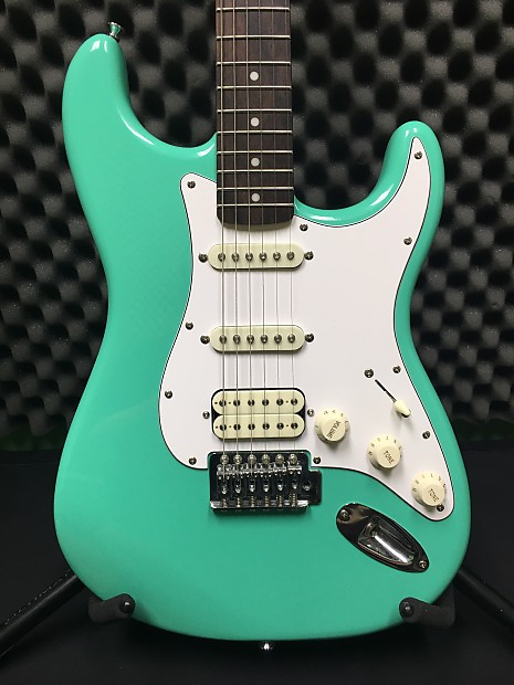Squier Bullet Strat Seafoam Green HSS - USED | Reverb