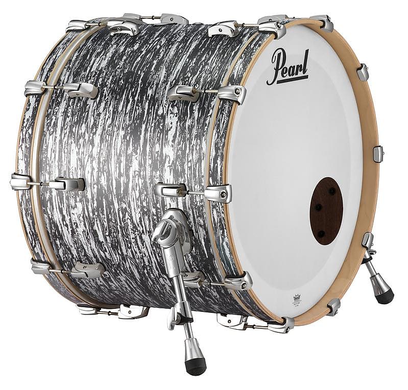 Pearl Music City Custom 24"x16" Reference Series Bass Drum w/o BB3 Mount BLACK OYSTER GLITTER RF2416BX/C412 image 1