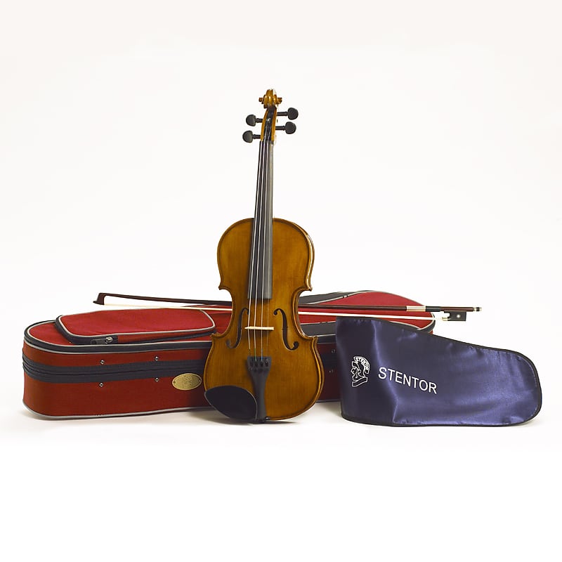 New Stentor 4/4 Student II St 1500 Violin Outfit