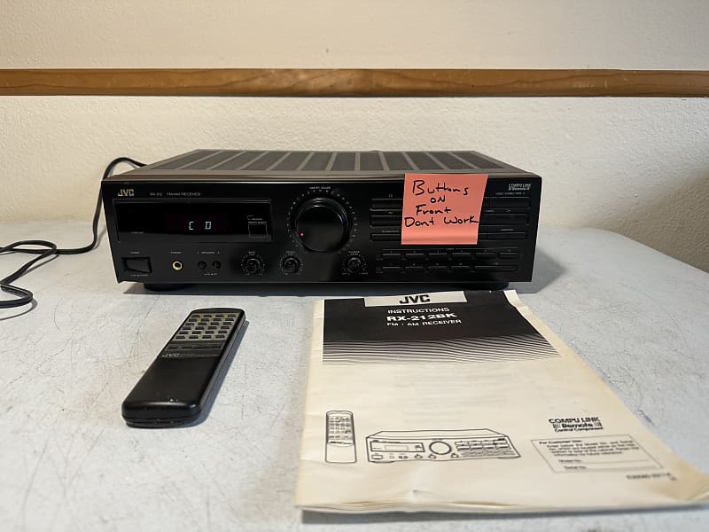 JVC RX-212 Receiver HiFi Stereo Vintage Phono 2 Channel Home Theater Audio Tuner image 1