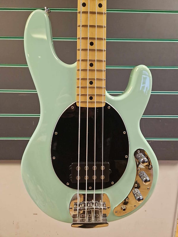 Sterling by Music Man S.U.B. Ray4 Mint Green Electric Bass | Reverb