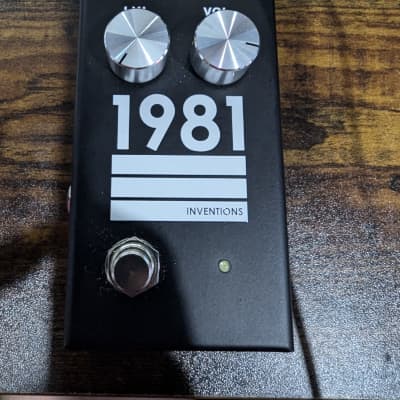 Reverb.com listing, price, conditions, and images for 1981-inventions-lvl-full-range-overdriver