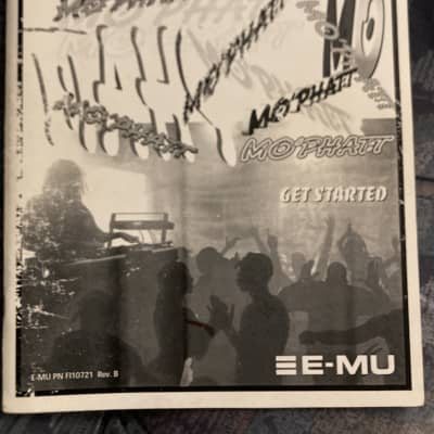VERY RARE! EMU Mo Phatt Urban Dance Synth Synthesizer OWNER'S MANUAL