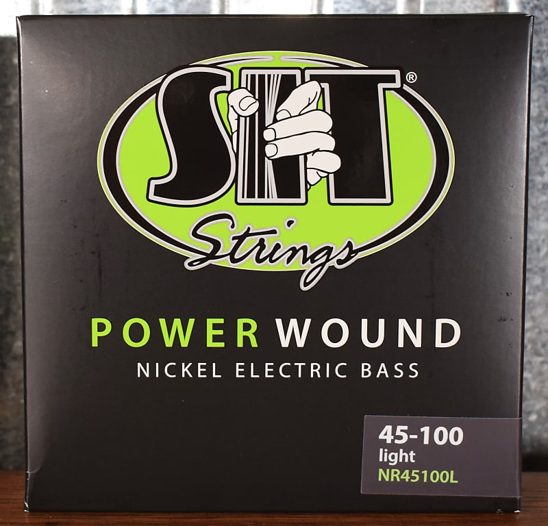 SIT Strings Power Wound Light Nickel 4 String Bass Set NR45100 image 1