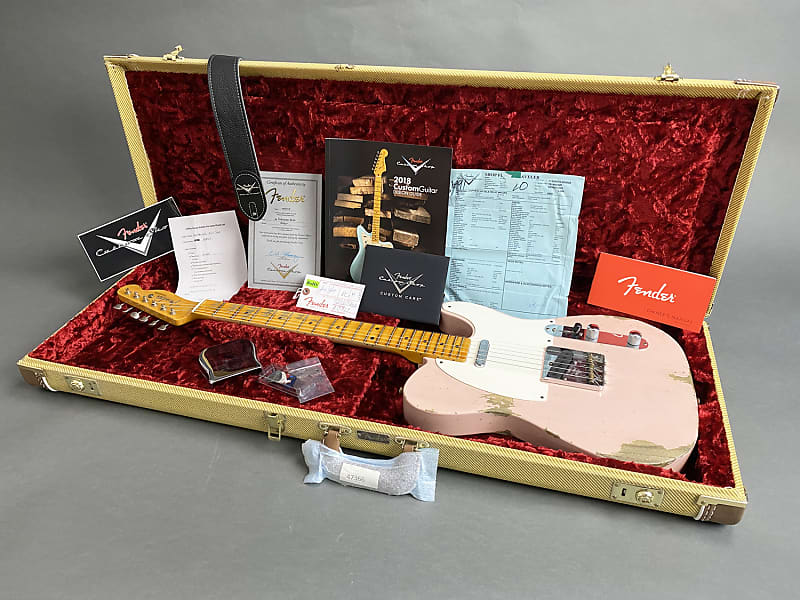 Fender Telecaster 54 Relic Custom Shop 2018 Shell pink image 1