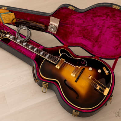 1955 Epiphone Zephyr Deluxe Regent Vintage Archtop Sunburst, Collector-Grade w/ Case image 19