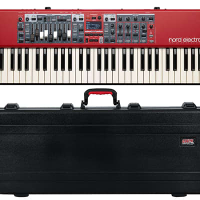 Nord Electro 6D 61 61-Key Semi-Weighted Stage Piano + Gator Cases TSA Case