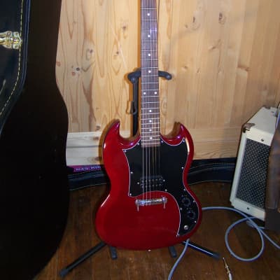 Maestro by Gibson, SG Style Electric Guitar, Red Finish | Reverb