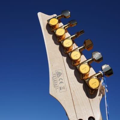Ibanez Steve Vai PIA3761 Onyx Black 6-String Electric Guitar w/ Hardshell Case (2021) image 6