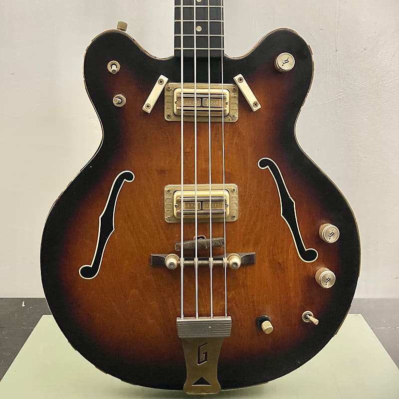 Gretsch 6072 Bass Long Scale Hollowbody Bass 1960s