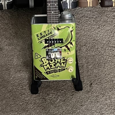 Bohemian Guitars Oil can guitar - Lime Green image 2