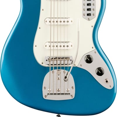 Fender Vintera II '60s Bass VI 6-String Bass, Lake Placid Blue w/ Deluxe Gig Bag image 2
