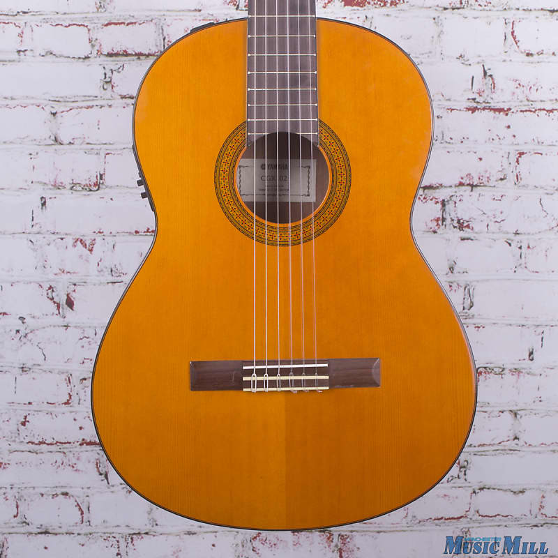 Used Yamaha CGX102 Classical Acoustic Guitar Natural image 1