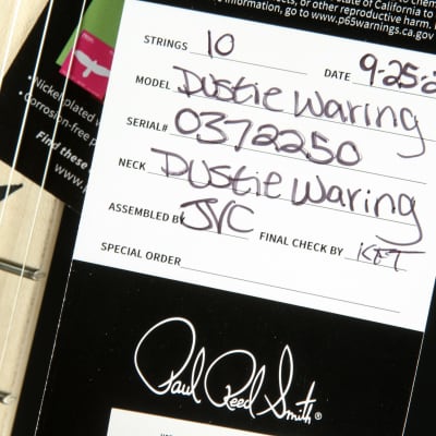 PRS DW (Dustie Waring) CE 24 "Floyd" - Satin Nitro Gray Black image 19