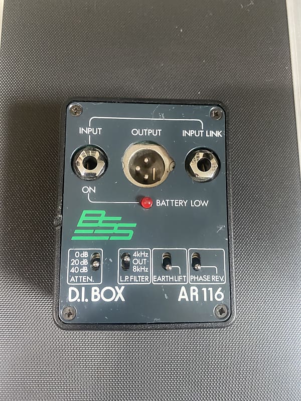 BSS AR116 Active DI Box Reverb