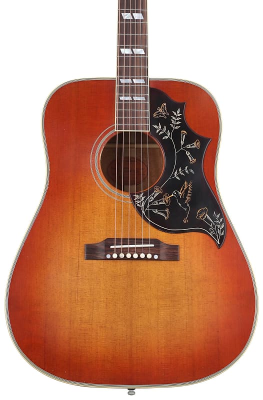 Gibson Acoustic 1960 Hummingbird Murphy Lab Light Aged Acoustic Guitar - Cherry Sunburst image 1
