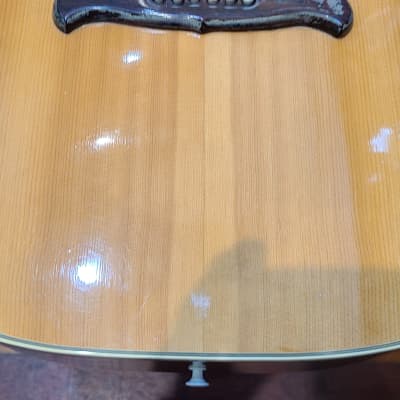 Cortez J-6600 J6600 Acoustic Guitar Made in Japan with hard case 1970s? - Natural image 13